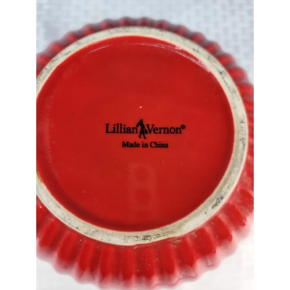 Vintage Lillian Vernon Large Mixing Bowl With Pouring Spout Brilliant Color